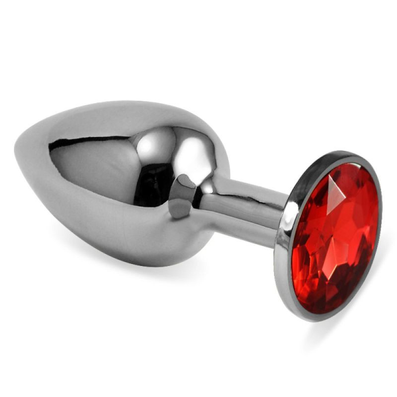 Dop anal Rosebud Classic Metal Plug S Red