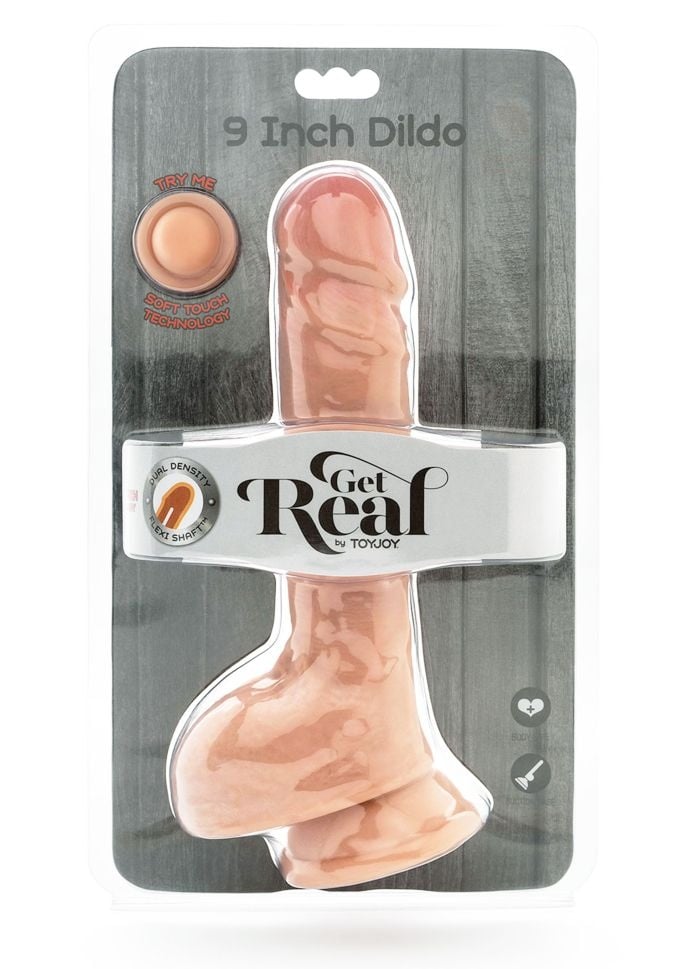 Dual Density Dildo 9inch Balls - 1 | YEO