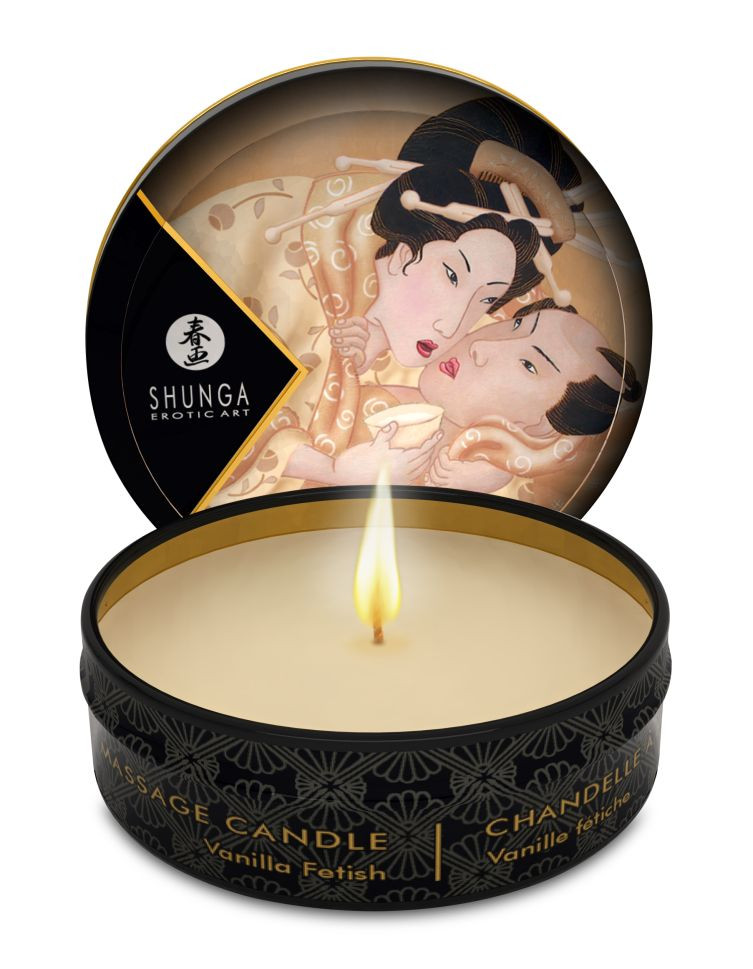 Lumanare pentru masaj erotic MASSAGE CANDLE VANILLA 30 ML