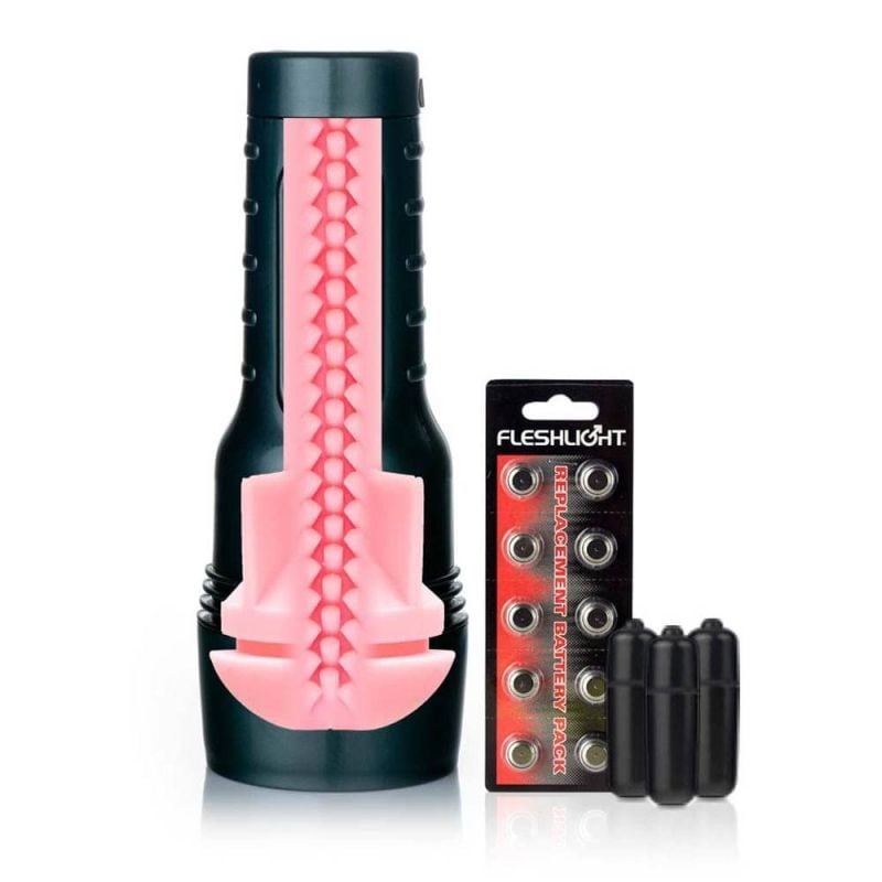 Masturbator Fleshlight cu vibratii FL Vibro Pink Lady Touch