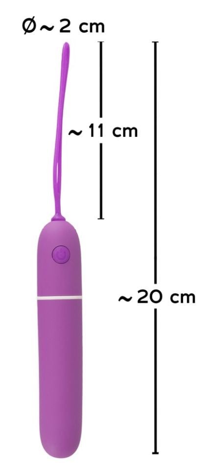 Mini Vibrator 7 moduri de vibrație si telecomanda Remote Control Bullet (11 cm)