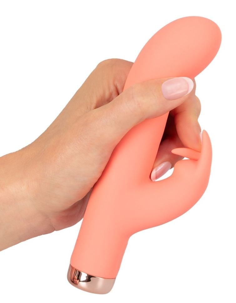 Mini vibrator pentru calatorii, cu 10 moduri de vibratie Mini Bunny Vibrator (16,7 cm) - 1 | YEO