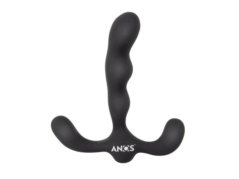 Plug anal vibrator flexibil cu 3 motoare Anos Flexible Prostate Stimulator with 3 Motors (13 cm)