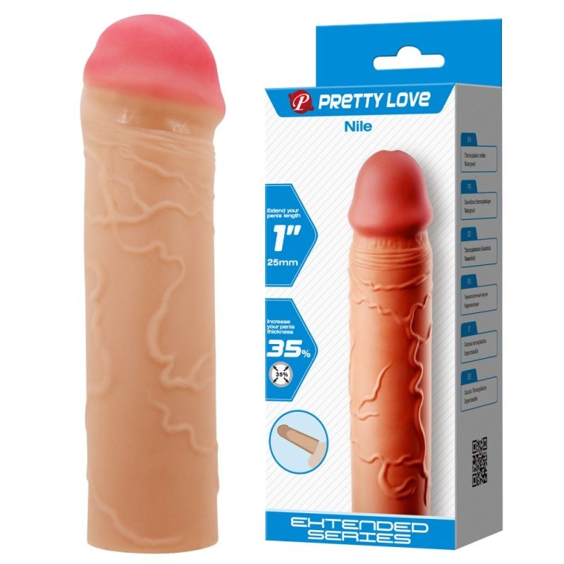 Prelungitor penis Pretty Love Nile + 2.5cm