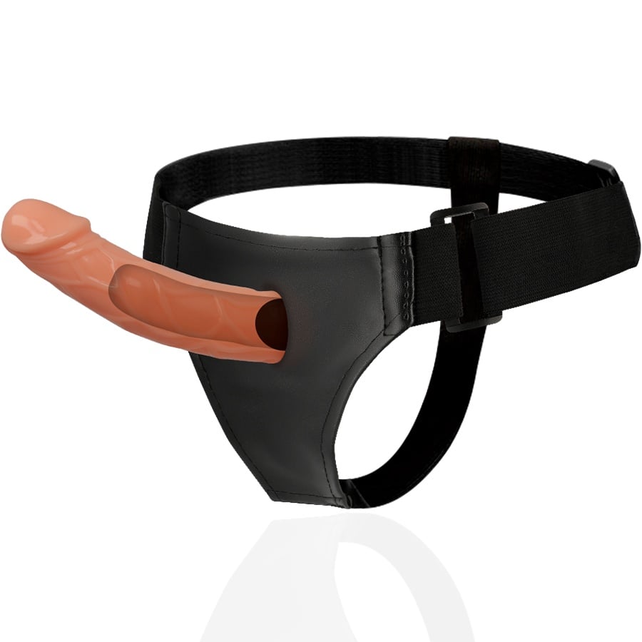 Strap-on cu prelungitor penis HARNESS ATTRACTION - Ham Hueco Blake 15.5 cm x 4 cm - 1 | YEO