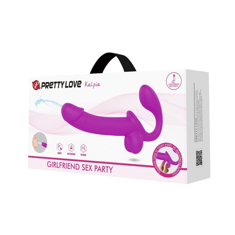 Strap-On Pretty Love Strap-on fara ham, cu ejaculator PRETTY LOVE – KELPIE- cu ejaculare