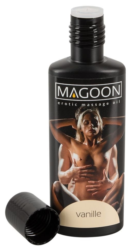 Ulei pentru masaj erotic cu aroma afrodisiaca de vanilie Magoon Vanilie Massage Oil 100ml