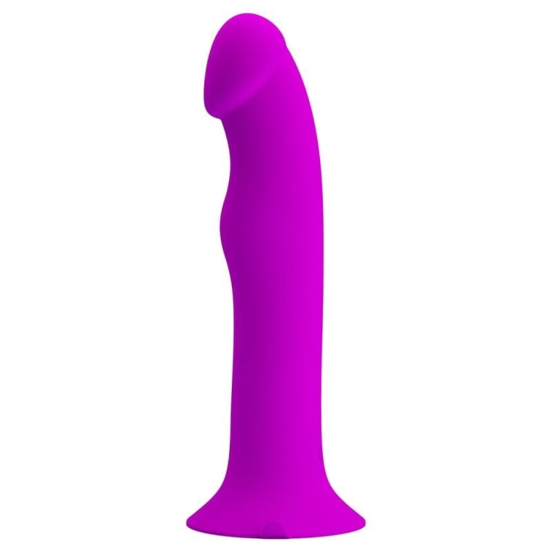 Vibrator cu ventuza, cu 12 functii de vibratie si pulsatie Pretty Love Murray Purple