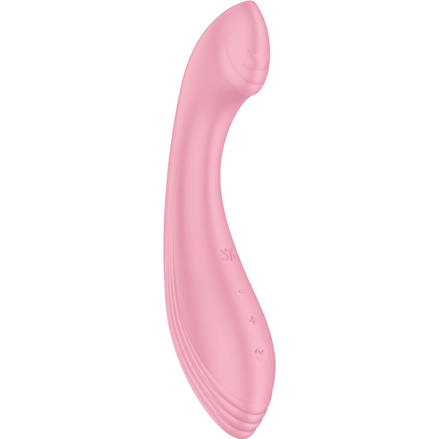 Vibrator curbat punctul G Satisfyer G-Force pink (19cm)