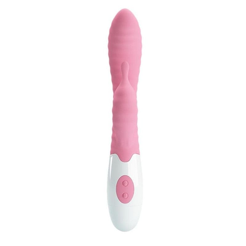 Vibrator din silicon cu 30 de functii de vibratie Pretty Love Pete Pink 20cm - 2 | YEO