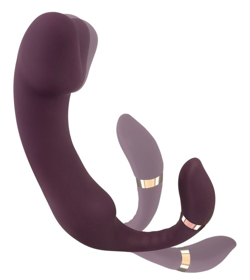 Vibrator fexibil pentru punctul G si clitoris Javida Nodding Tip Vibrator with Bendable Clit Stimulation