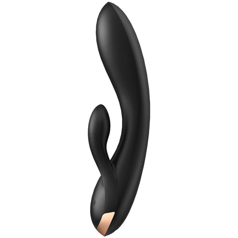 Vibrator inteligent cu dubla stimulare SATISFYER - DOUBLE FLEX - 2 | YEO