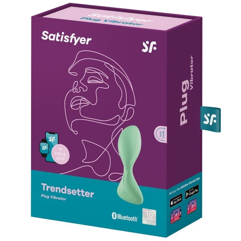 Vibrator inteligent pentru bikini Satisfyer Trendsetter verde Connect App