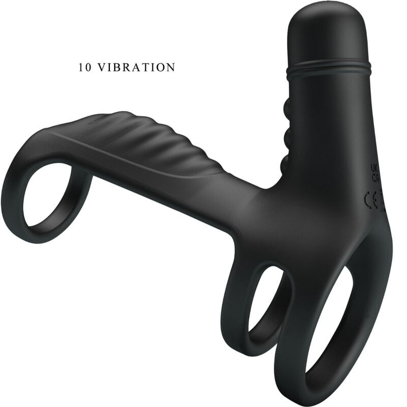 Vibrator pentru Penis PRETTY LOVE – VIBRATING PENIS SLING - 2 | YEO