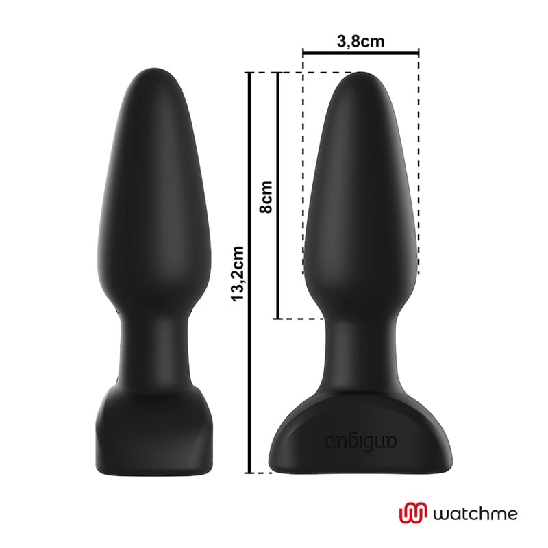 Vibrator plug anal cu vibratii Anbiguo AMADEUS ANDRE Telecomandă de tip ceas WATCHME - 2 | YEO