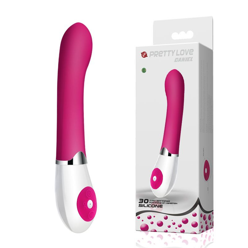 Vibrator Pretty Love Daniel 19cm (inserabil 13cm) cu 30 functii de vibratii si pulsatii.