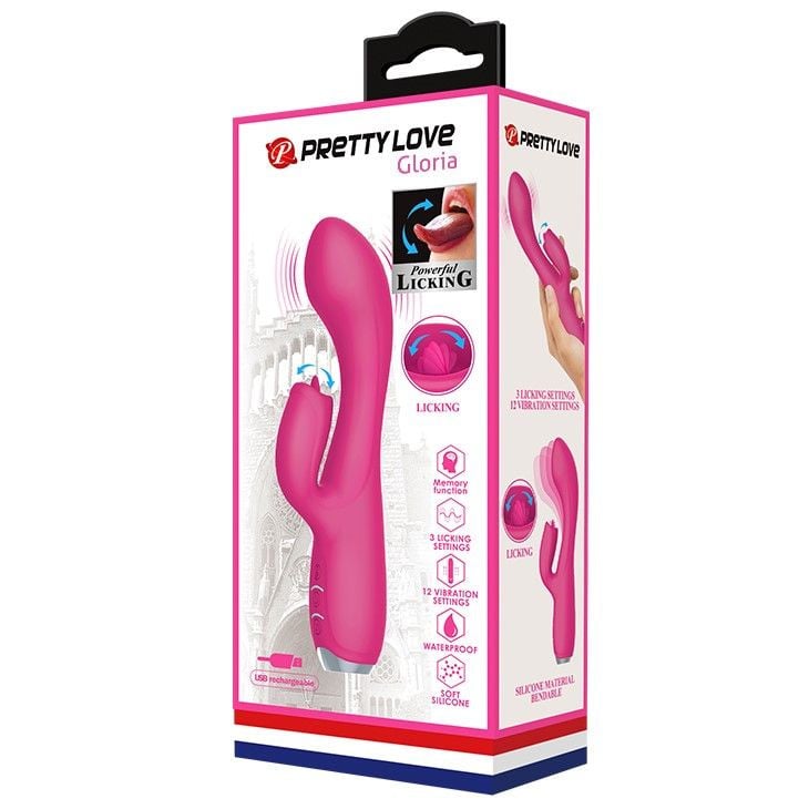 Vibrator rabbit pentru masajul punctului G PRETTY LOVE – GLORIA (19.8cm) - 1 | YEO