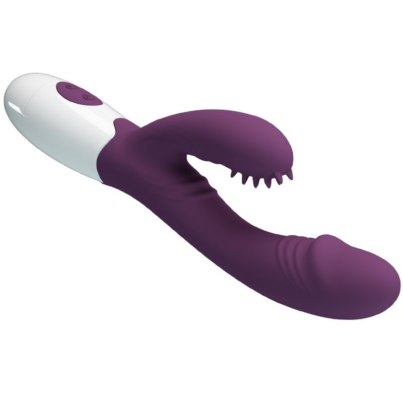 Vibrator stimulator dual Pretty Love - Andre Rabbit Vibrator & G-Point Stimulator (Purple) - 3 | YEO