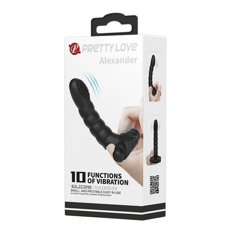 Vibrator subtire pentru degete Pretty Love Alexander (13cm)