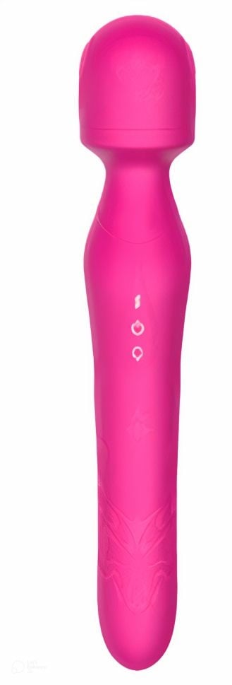 Aparat masaj cu 10 moduri de vibratie si functie de incalzire Wand Vibrator Silicon, USB