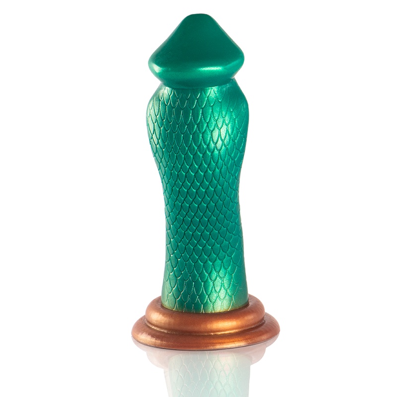 Dildo bizar din silicon EPIC - PYTHON DILDO COBRA GREEN