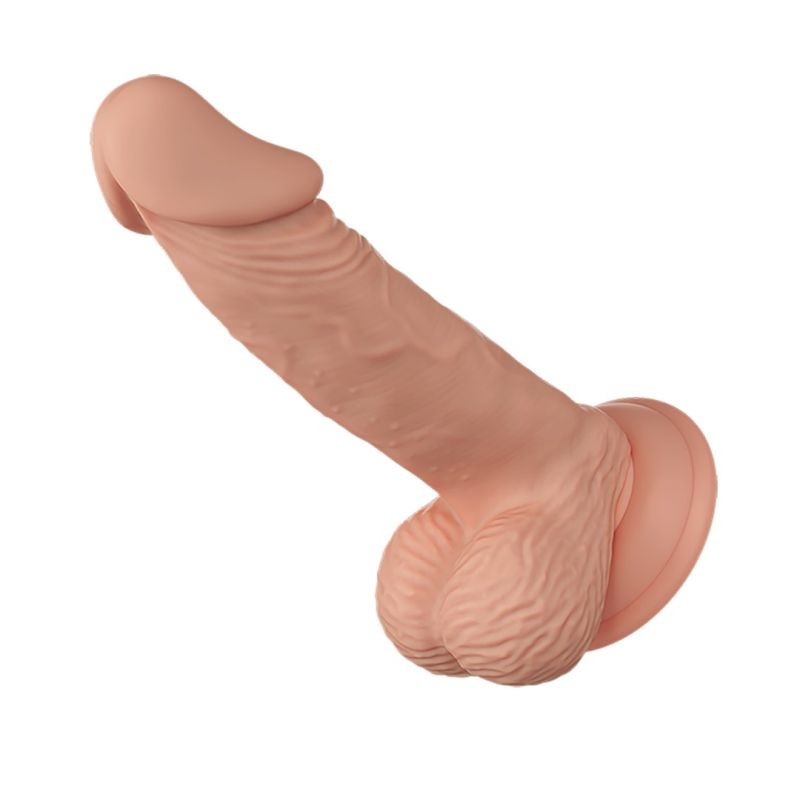 Dildo forma realista de penis prevazut cu ventuza de fixare SOFT BEAUTIFUL ZEBULON (19.4cm) - 1 | YEO