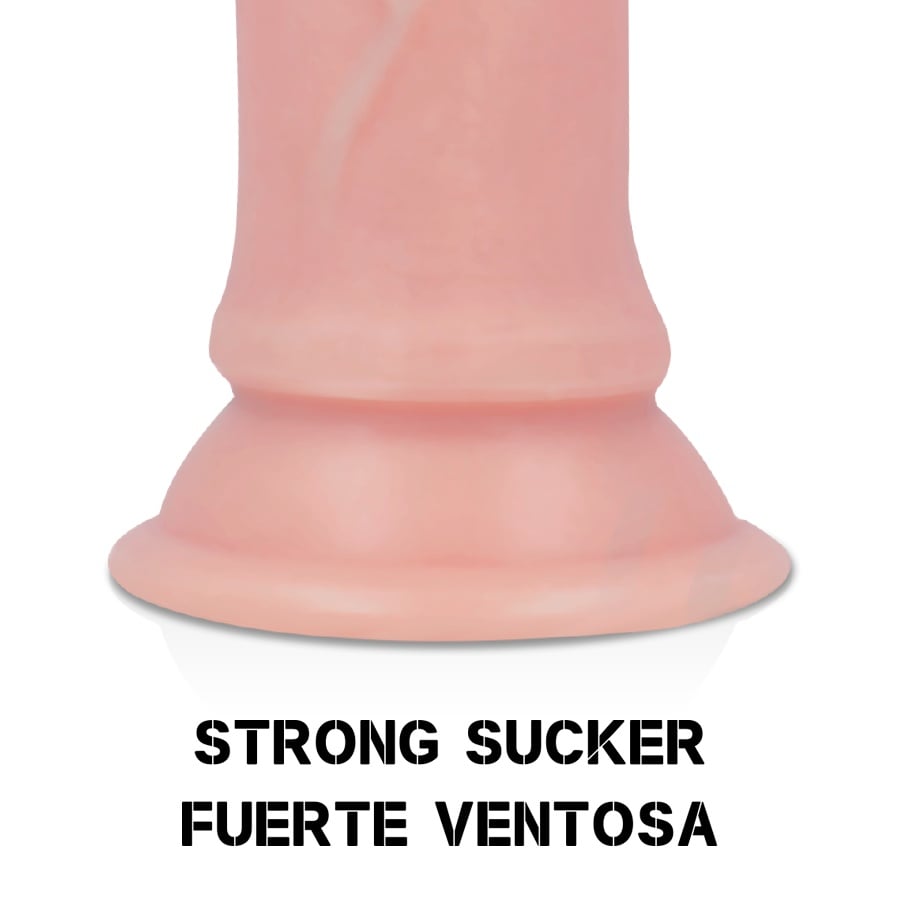 Dildo realistic Dual Density Liquid silicone Kingcobra Dimensiune: 24 cm x 4,77 cm