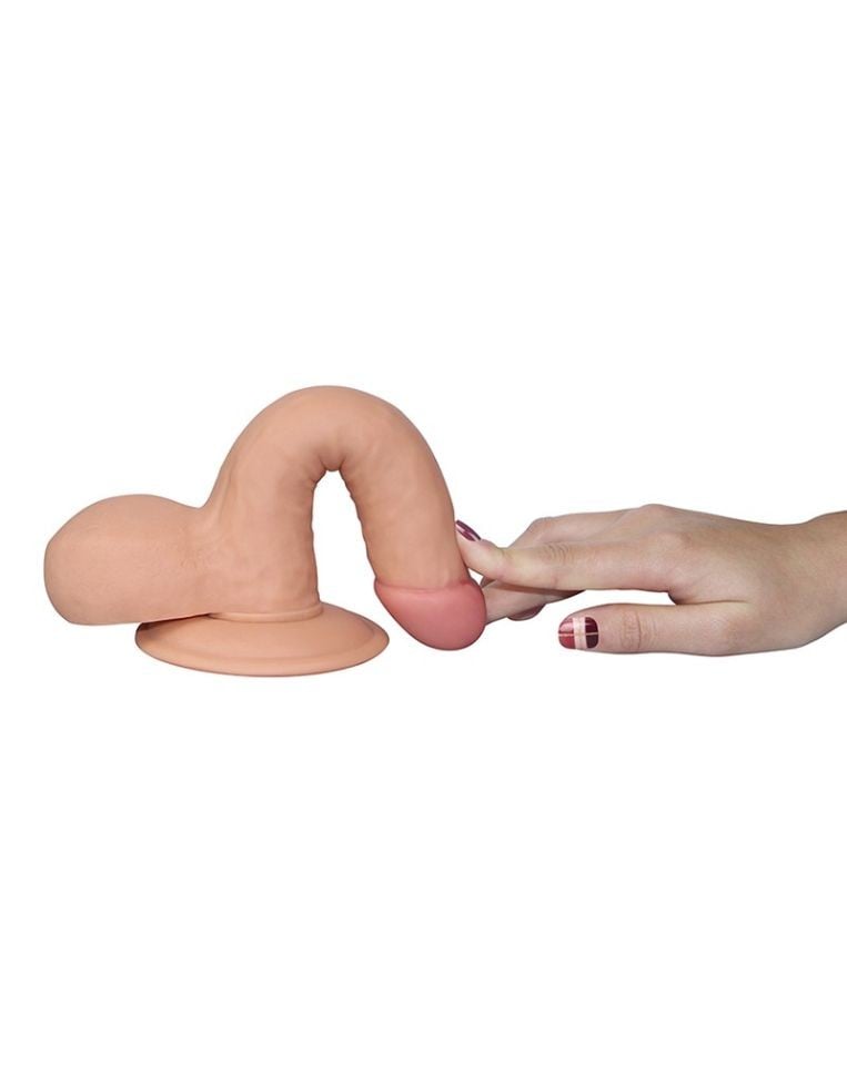 Dildo ultra realist din material super moale si super flexibil The Ultra Soft Dude 17cm