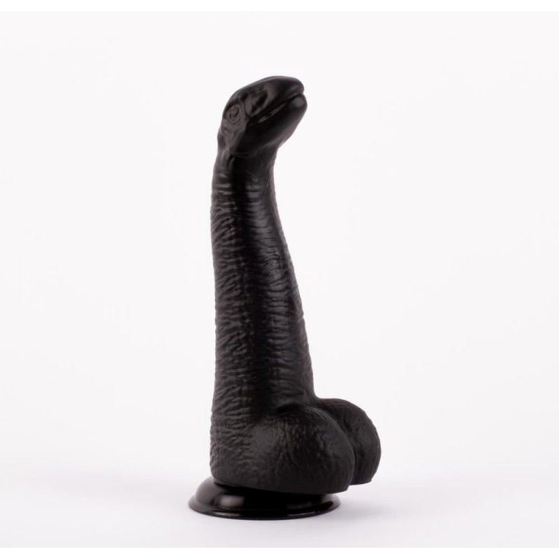 Dildo unic in forma de dinozaur cu testicule stimulatoare X-MEN David\'s 12.4