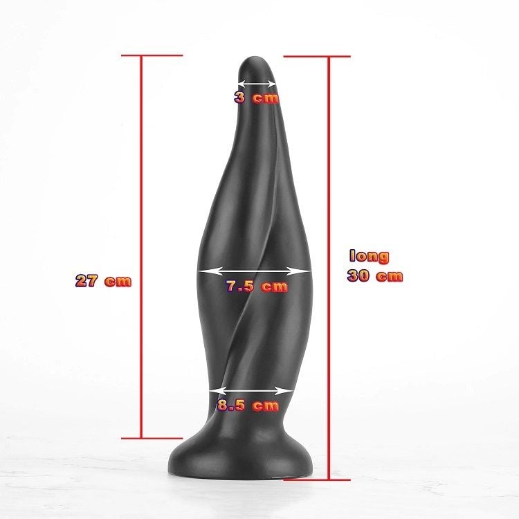 Dop anal X-MEN Extra Large Butt Plug Black (30cm x 8.5cm)