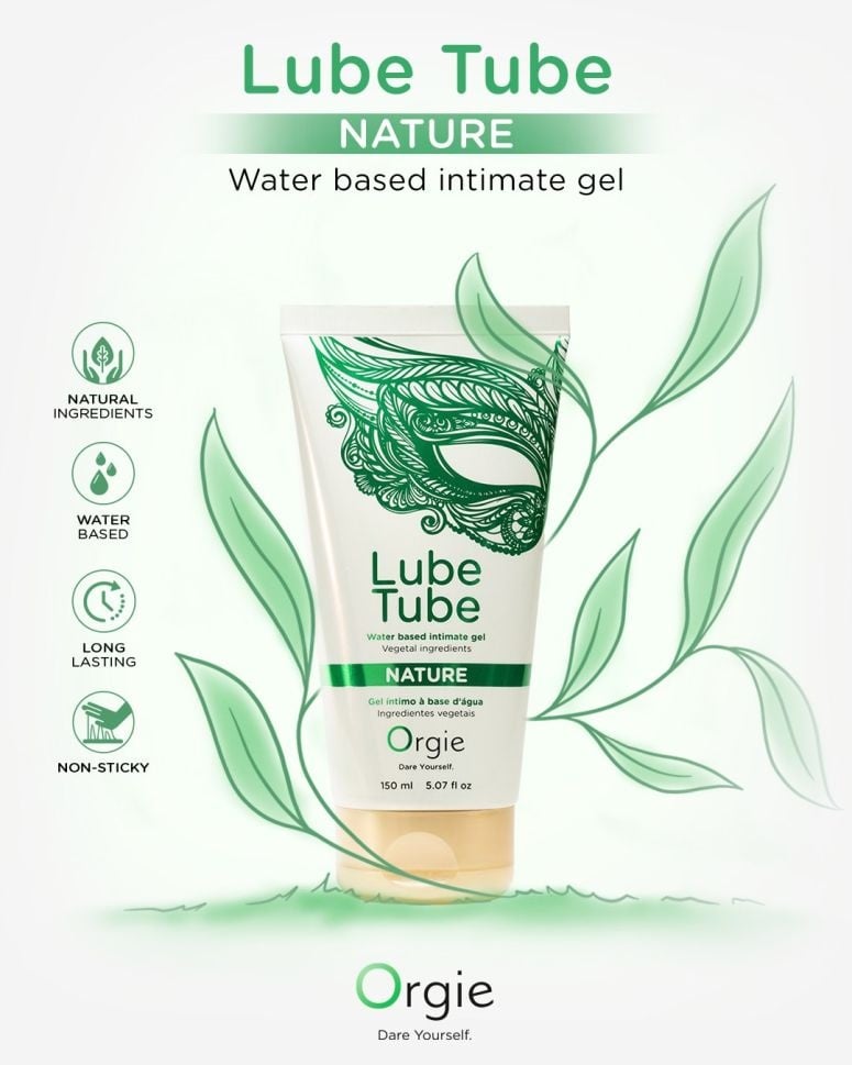 Lubrifiant pe baza de apa LUBE TUBE NATURE 150 ML