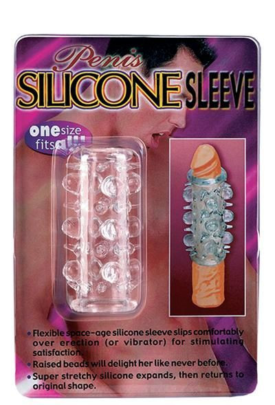 Manson pentru penis sau vibrator, tip stretch SILICONE SLEEVE 7.5cm