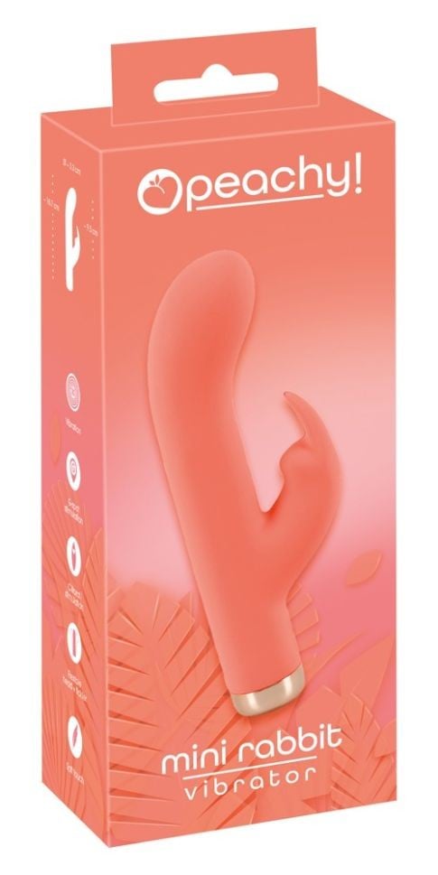 Mini vibrator pentru calatorii, cu 10 moduri de vibratie Mini Bunny Vibrator (16,7 cm)