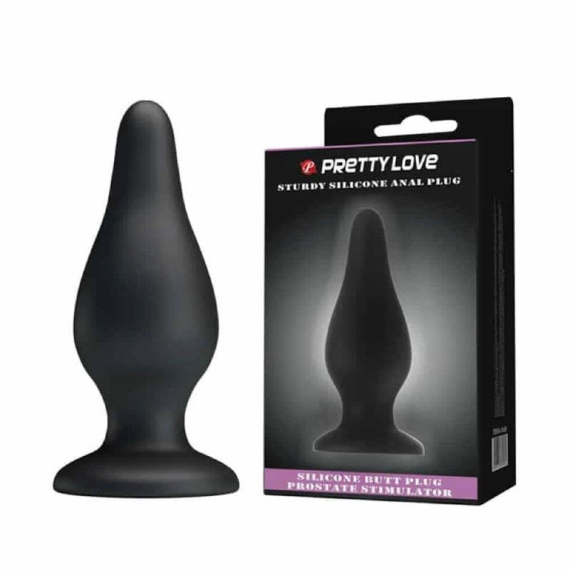 Pretty Love Sturdy silicone anal plug Large 15.4cmx 5.5cm