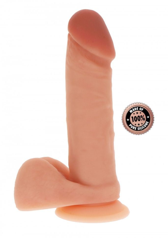 Silicone Dildo w Balls 20cm in SexShop KUR Romania