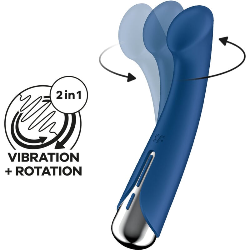 Stimulator vibrator rotativ pentru punct G Satisfyer Spinning G-Spot 1