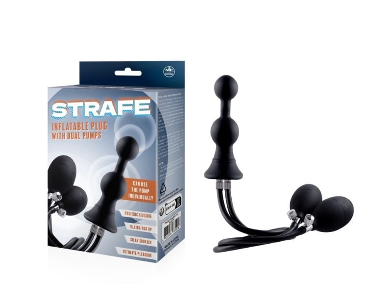 Strafe Inflatable Plug With Dual Pumps in SexShop KUR Romania