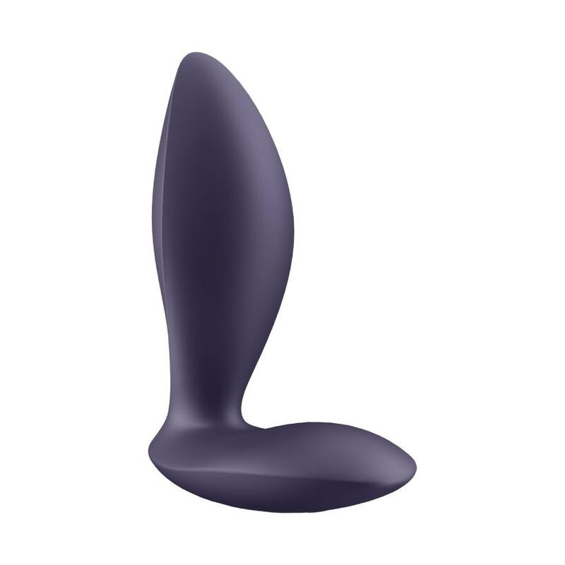 Vibrator anal 12 programe de vibratie Satisfyer Power Plug purple (11,3cm) - 3 | YEO