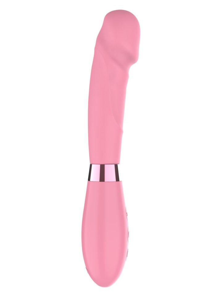 Vibrator clasic de lux cu un ax vibrator flexibil, o forma ergonomica Pop Supreme Vibrator (21cm) - 2 | YEO