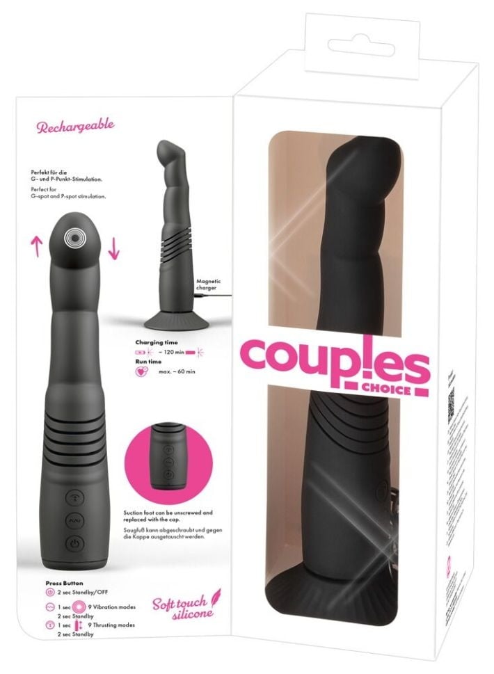 Vibrator cu miscare sus jos G and P-Spot Thrusting Vibrator