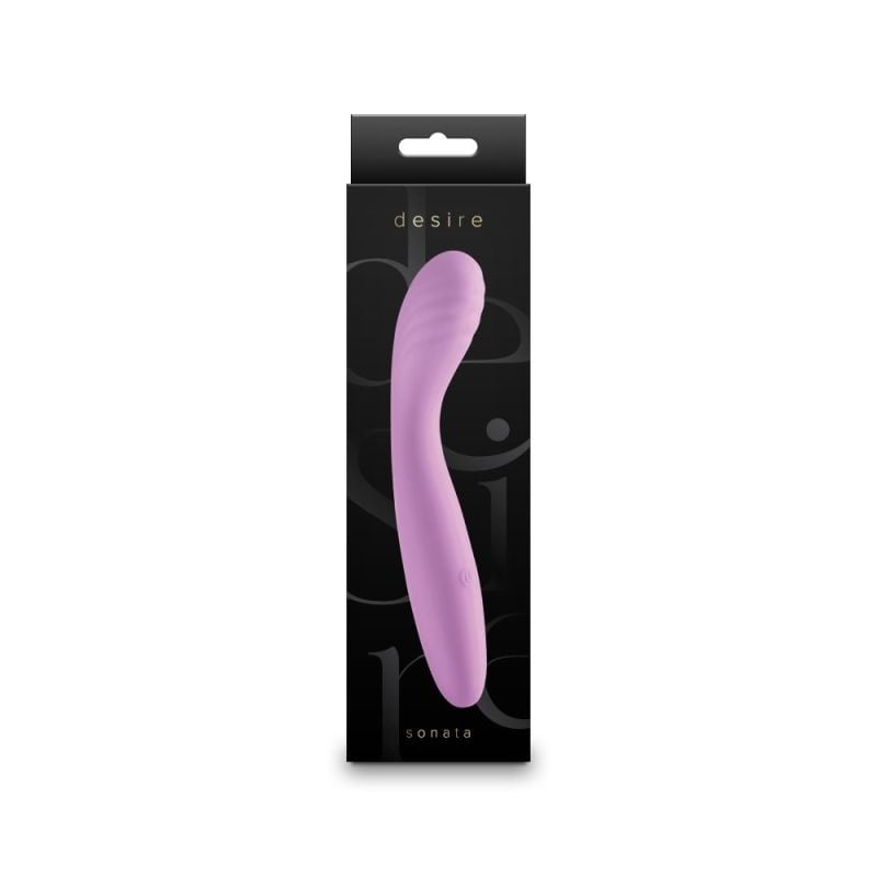 Vibrator curbat Desire - Sonata - Bubblegum