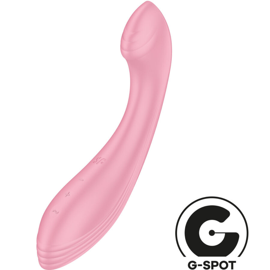 Vibrator curbat punctul G Satisfyer G-Force pink (19cm) - 4 | YEO