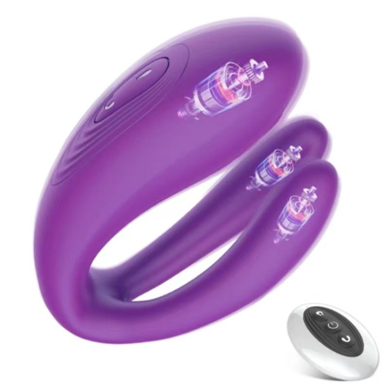 Vibrator dublu cu telecomanda Double Sti in SexShop KUR Romania