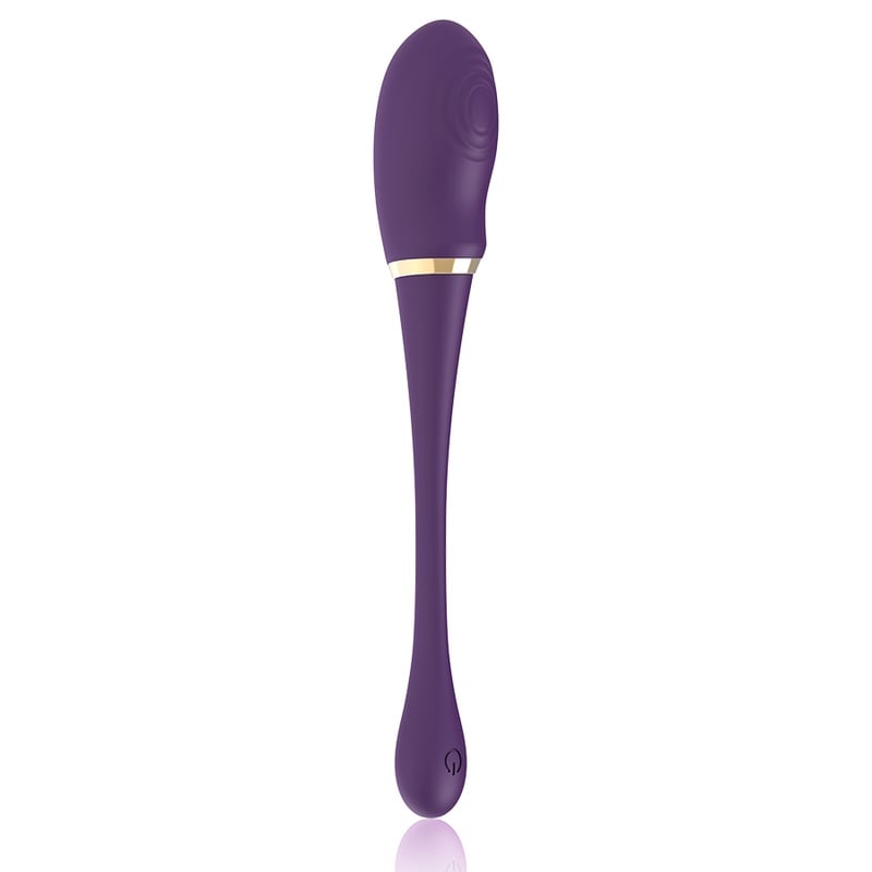 Vibrator dublu pentru cupluri cu telecomanda Treasure Merlin - 1 | YEO