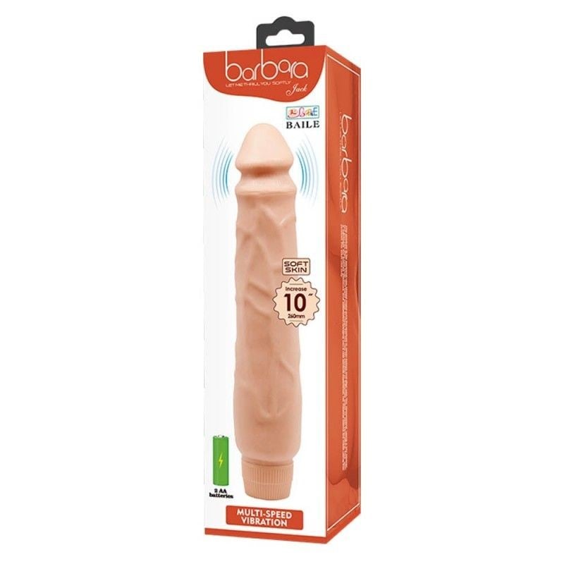 Vibrator mare cu aspect realist si vibratii Jack Realistic 25cm - 2 | YEO