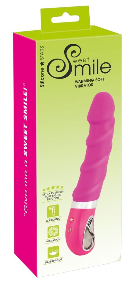 Vibrator moale cu functie de incalzire Warming Soft Vibrator (22.8cm)