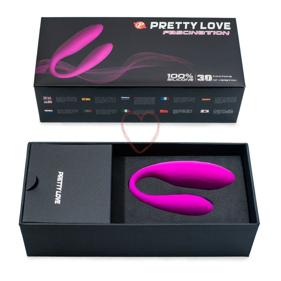 Vibrator pentru cupluri Pretty Love - Fascination Lilac Massager