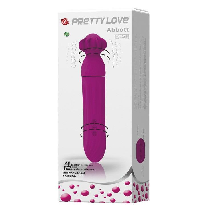 Vibrator PRETTY LOVE - ABBOTT (21cm) 4 moduri de rotatie