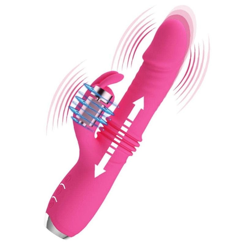 Vibrator Pretty Love Dorothy Powerful Thrusting Pink - 3 | YEO