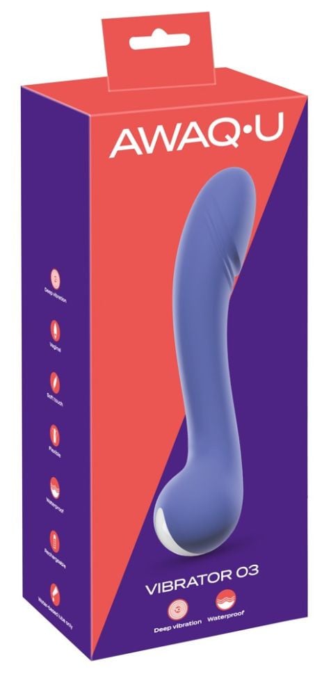 Vibrator stimulator punct G AWAQ.U Vibrator 3 (22 cm)